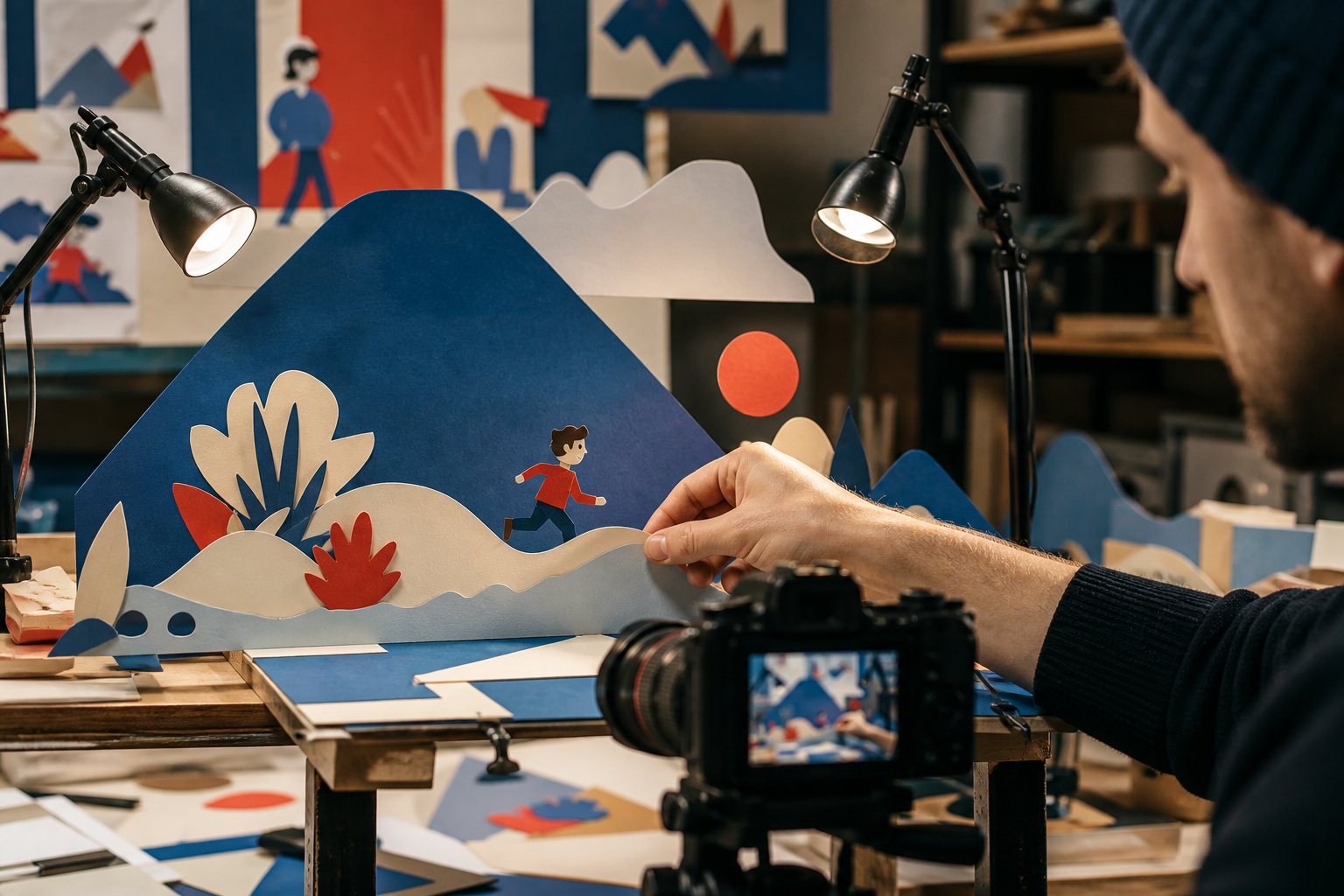 Fabrication d’une animation en papier